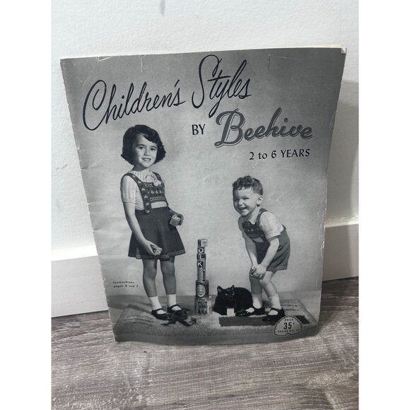Children's Styles By Beehive 2 to 6 Years Pattern Booklet # 58 Paperback - Picture 1 of 5